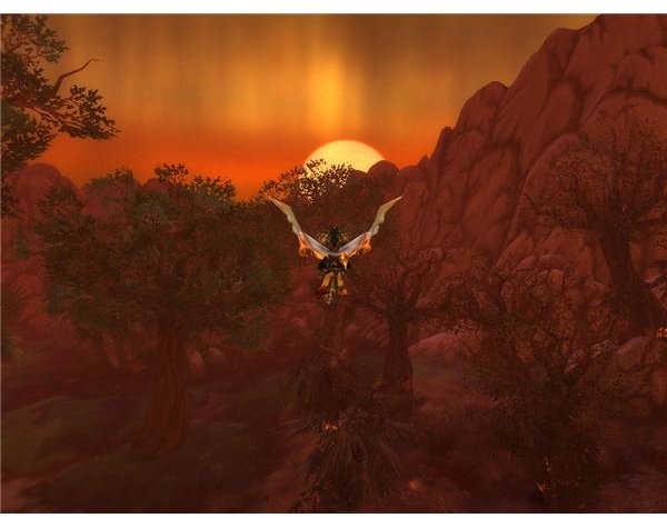 Sunset over Northrend.