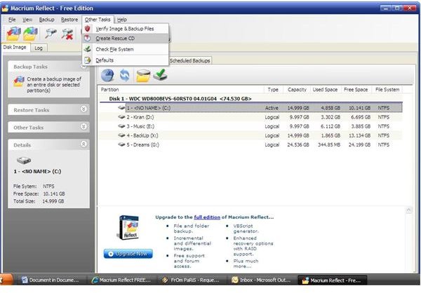 Fig1 - Creating Bootable Rescue Disk