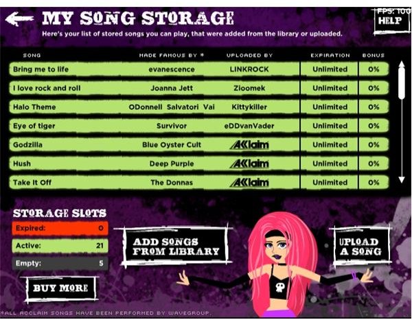 MP3 Song Library Screenshot