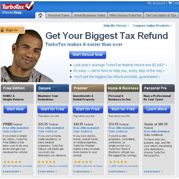 TurboTax Free Federal Income Tax Advice