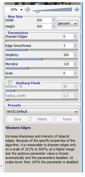 Close Up of Parameters