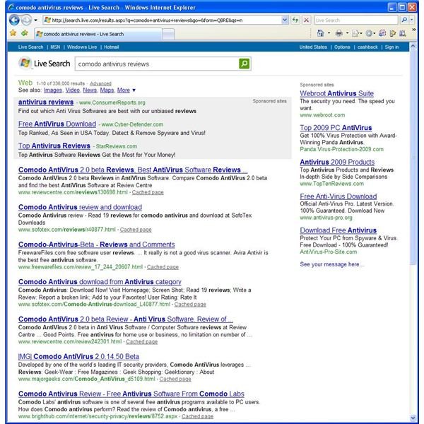 Windows Live Search Detailed Review
