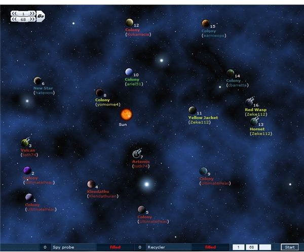 Space Invasion Game Screenshot - strategy game