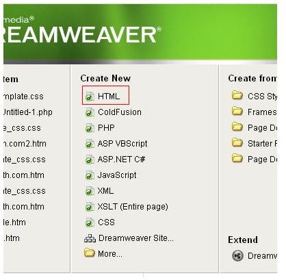 Beginner’s Guide to Creating and Saving a HTML Document in Dreamweaver