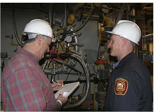 Inspection of a Marine Gas Turbine Boiler