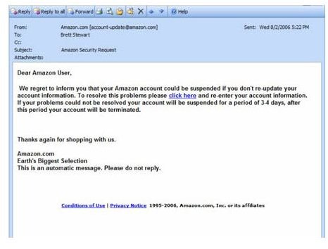 phishing email example