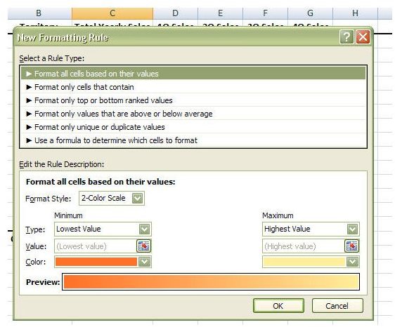 Select a Rule Type