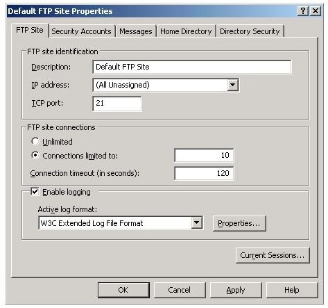 set up windows ftp server with basic auth