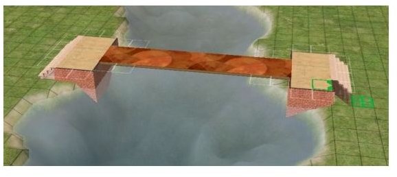 Building a Bridge in The Sims 2