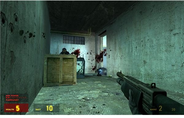 Half-Life 2 - The Shotgun is Devastating to the Nova Prospekt Combine