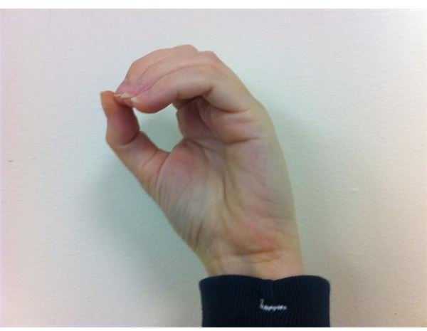 American Sign Language: Fingerspelling O
