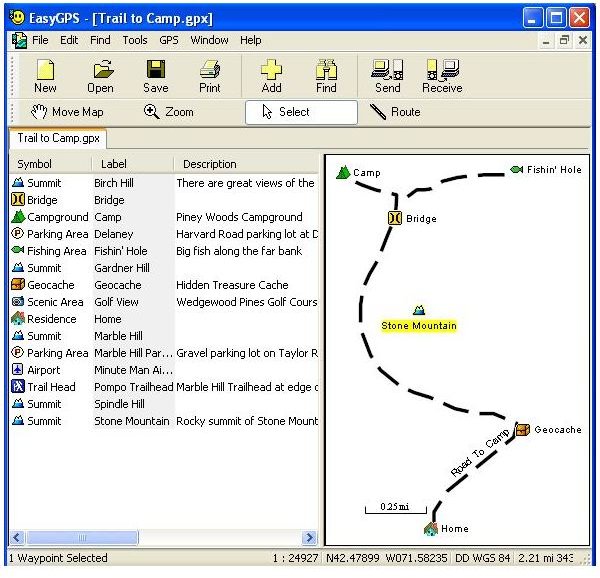 Geocaching Mapping Software