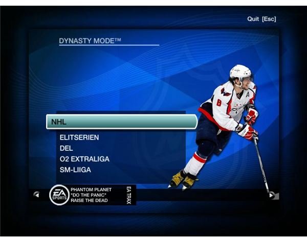 All The Secrets of NHL 09 - Dynasty Mode Overview - Part One - by John Sinitsky