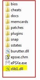 ePCXe Installation folder (with zlib)