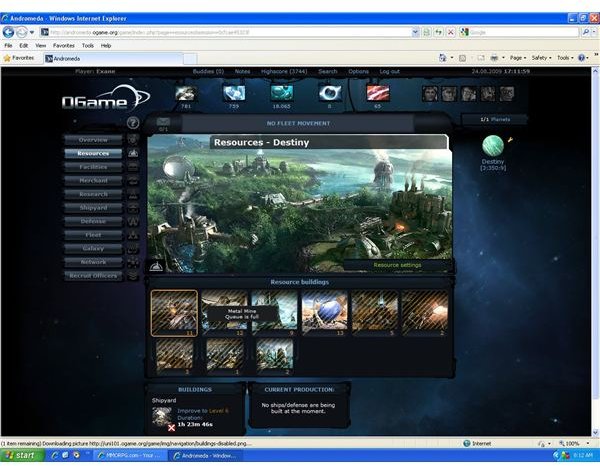 Browser Game Ogame New Players Guide Game Basics And Resources