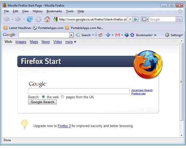 firefox portable with flash player installed