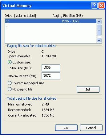 Moving Swap File Windows XP & Vista to Improve PC Performance - Set Up Windows Swap File