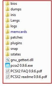 PCSX2 Install Folder