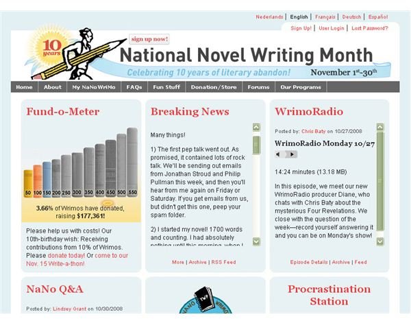 NaNoWriMo Project: Write a Novel from Your PC