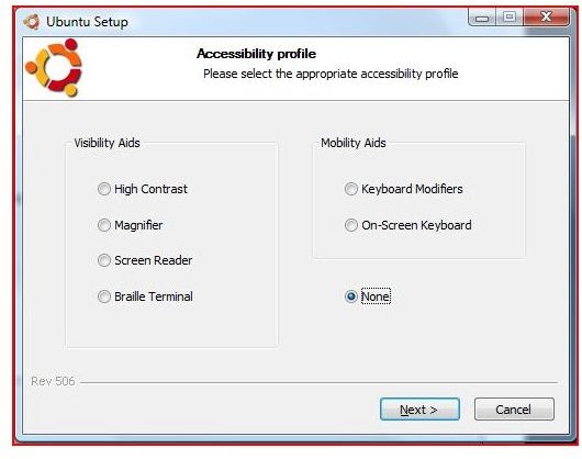 Accessibility Settings