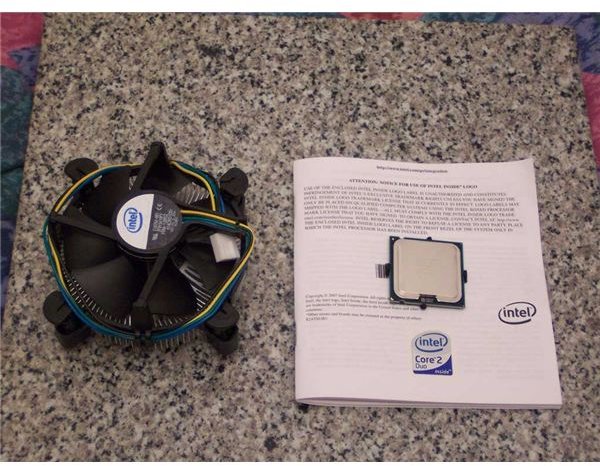 CPU, Manual, and Stock Cooler