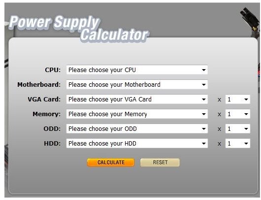 Power Supply Calculator