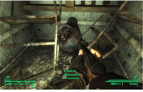 Fallout 3 - Reilly’s Rangers - Get The Fission Battery From This Protectron