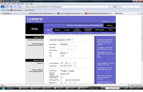 Setting up Home Computer Network - Instructions for Setting up a Wi-Fi Home Network