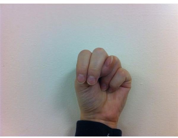 American Sign Language: Fingerspelling N