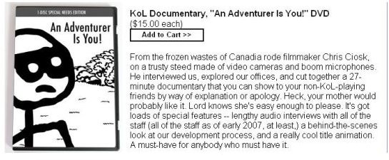 KoL Documentary DVD