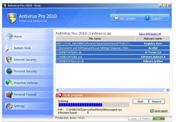 Antivirus Pro 2010