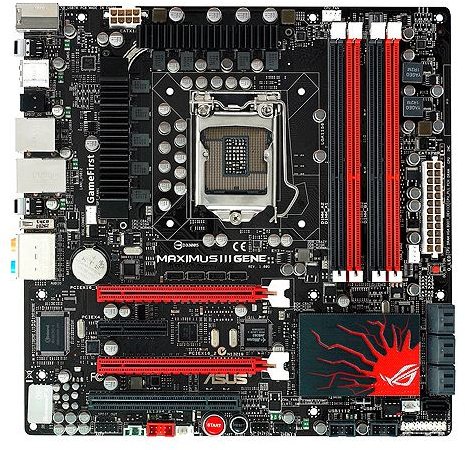 The ASUS Maximus III GENE is the king of P55 Micro-ATX mobos