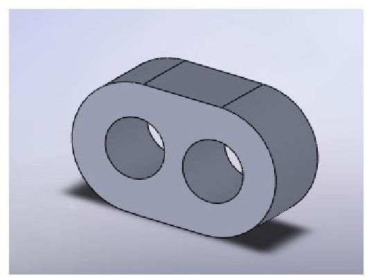 CAD Tutorial: Solidworks tutorial.- Sketch Relations -Part III - Circles, mid-point and Midplane Extrude