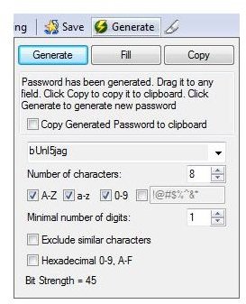 roboform not saving password