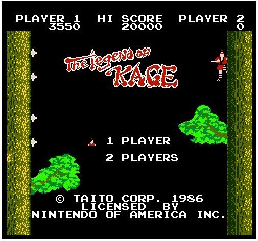 Nintendo Wii Virtual Console Reviews: The Legend of Kage Review