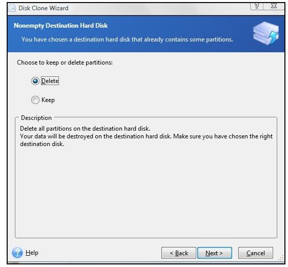 acronis true image where is my disk space