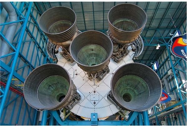 Saturn V engine arrangement