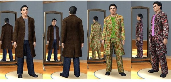 Sims 3 Clothing Downloads - Trenchcoat Package