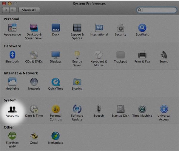 System Preferences