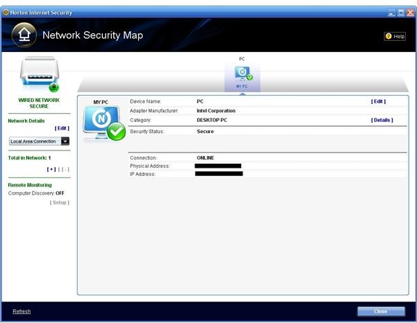 NIS2009 Network Security Map