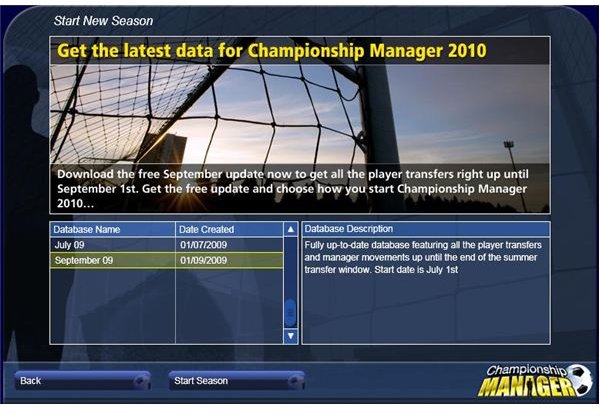 Getting To Your First Game - Championship Manager 2010 Walkthrough