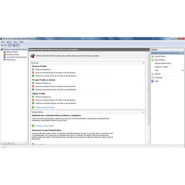 How to Set Windows 7 Firewall Rules