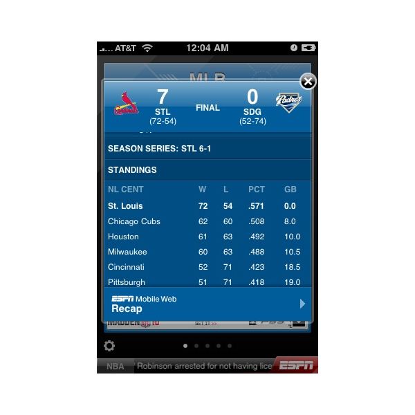 ESPN Scorecenter iPhone Application Review Bright Hub