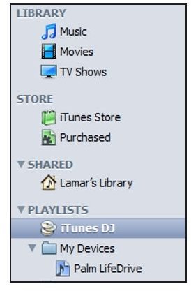 Sharing Folder in iTunes