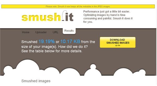 Smushed Image Results