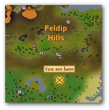 Location of Barb-tailed Kebbit in Runescape