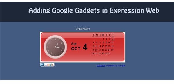 Google Gadgets