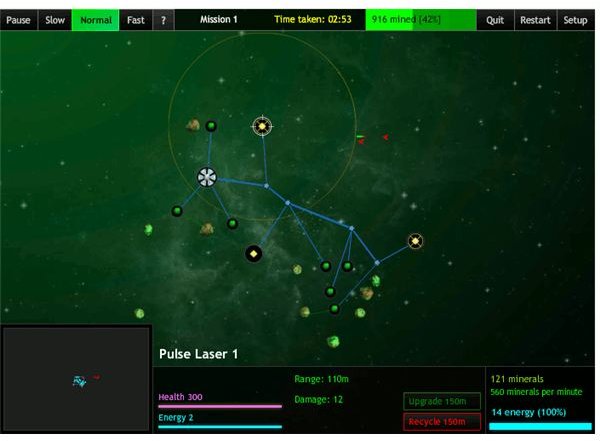 Space Game - Mining and Dining