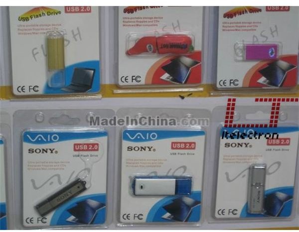 Variety of Fake Sony Vaio Drives