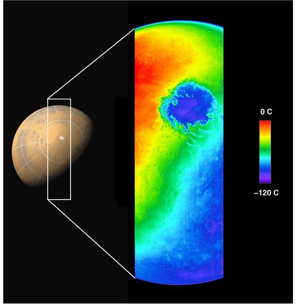 Infrared example from THEMIS. Credit: NASA.